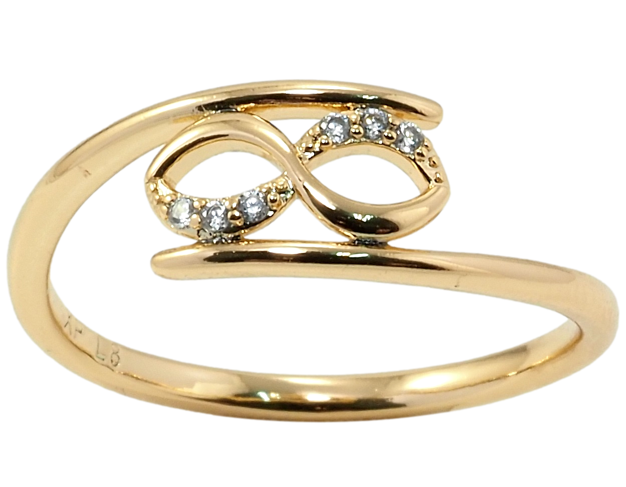 

Кольцо Xuping Позолота 18K "Бесконечность" р.17
