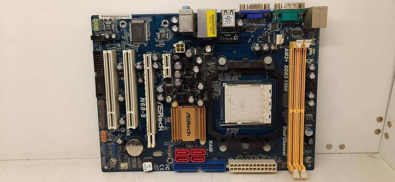 

Материнская плата ASRock N68-S Socket AM2 plus✔MicroATX ✔2x DDR2