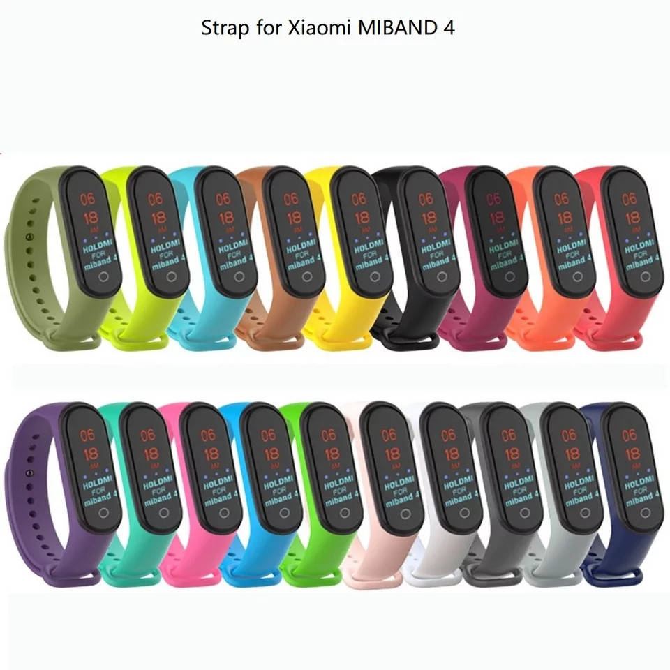 

Силиконовые ремешки для фитнес-браслета Xiaomi Mi Band 4 / 3
