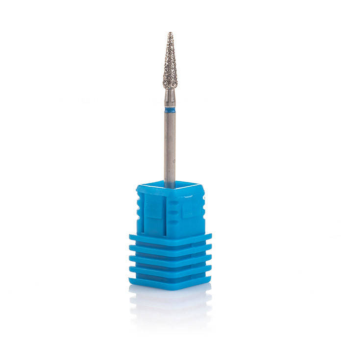 

Фреза алмазная Nail Drill "Почка закругленная, длинная" - 266 030B диаметр 3 мм (синяя насечка)