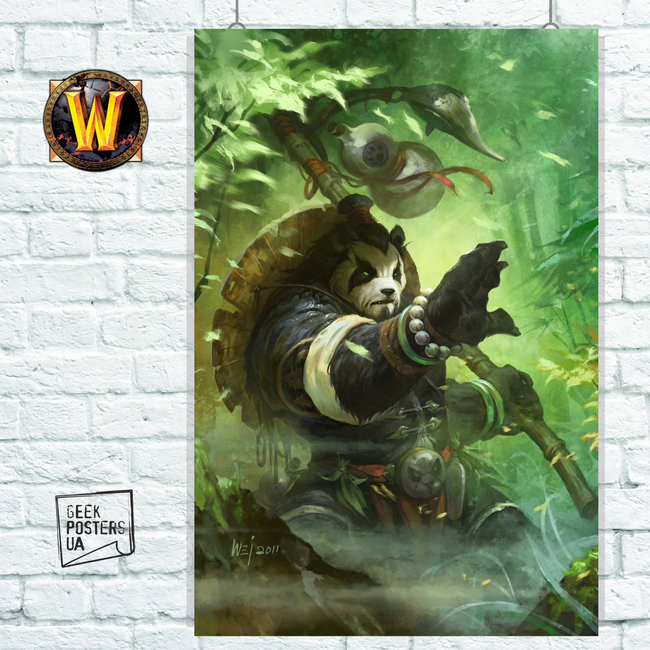 

Постер World of Warcraft, пандарен. Размер 42x30см (A3). Матовая бумага