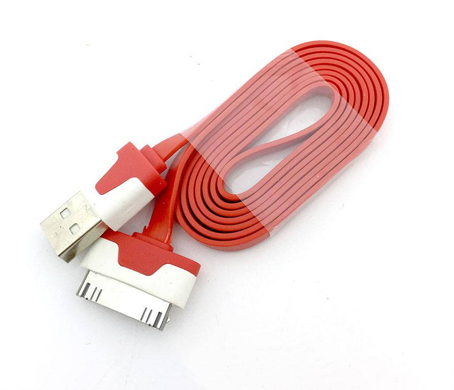 

Дата кабель FLAT iPhone 4 1m Red (тех. упаковка), Красный