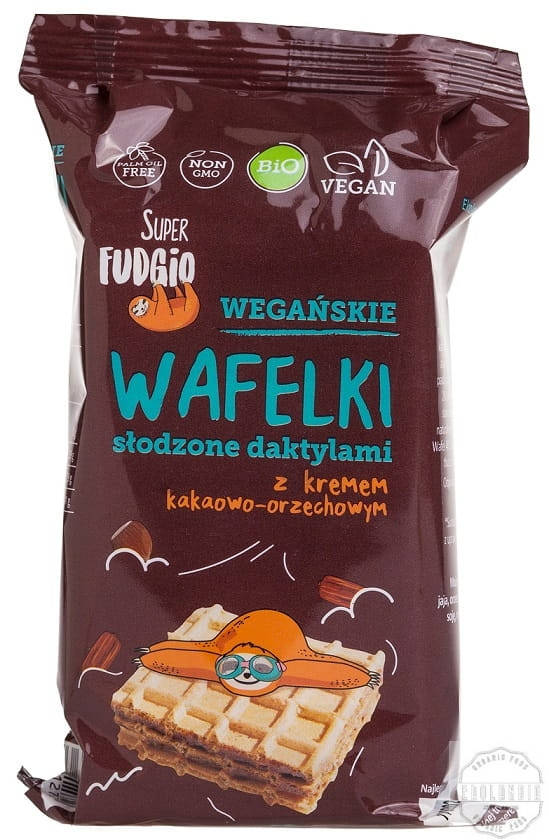 

Органічні вафлі з вершками без цукру 4*30 Super fudgio