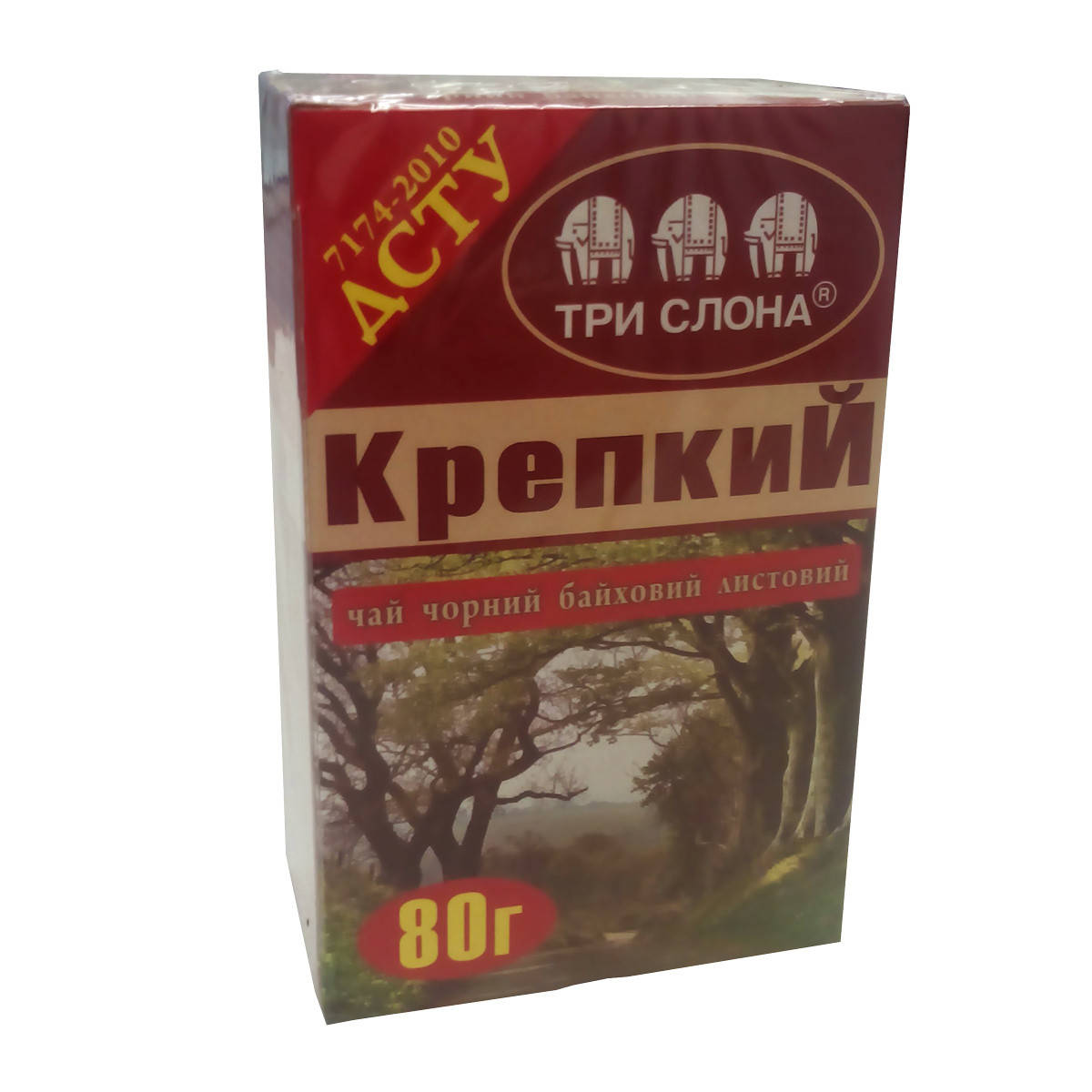 

Чай Три слона Крепкий черн. 80 г (16)