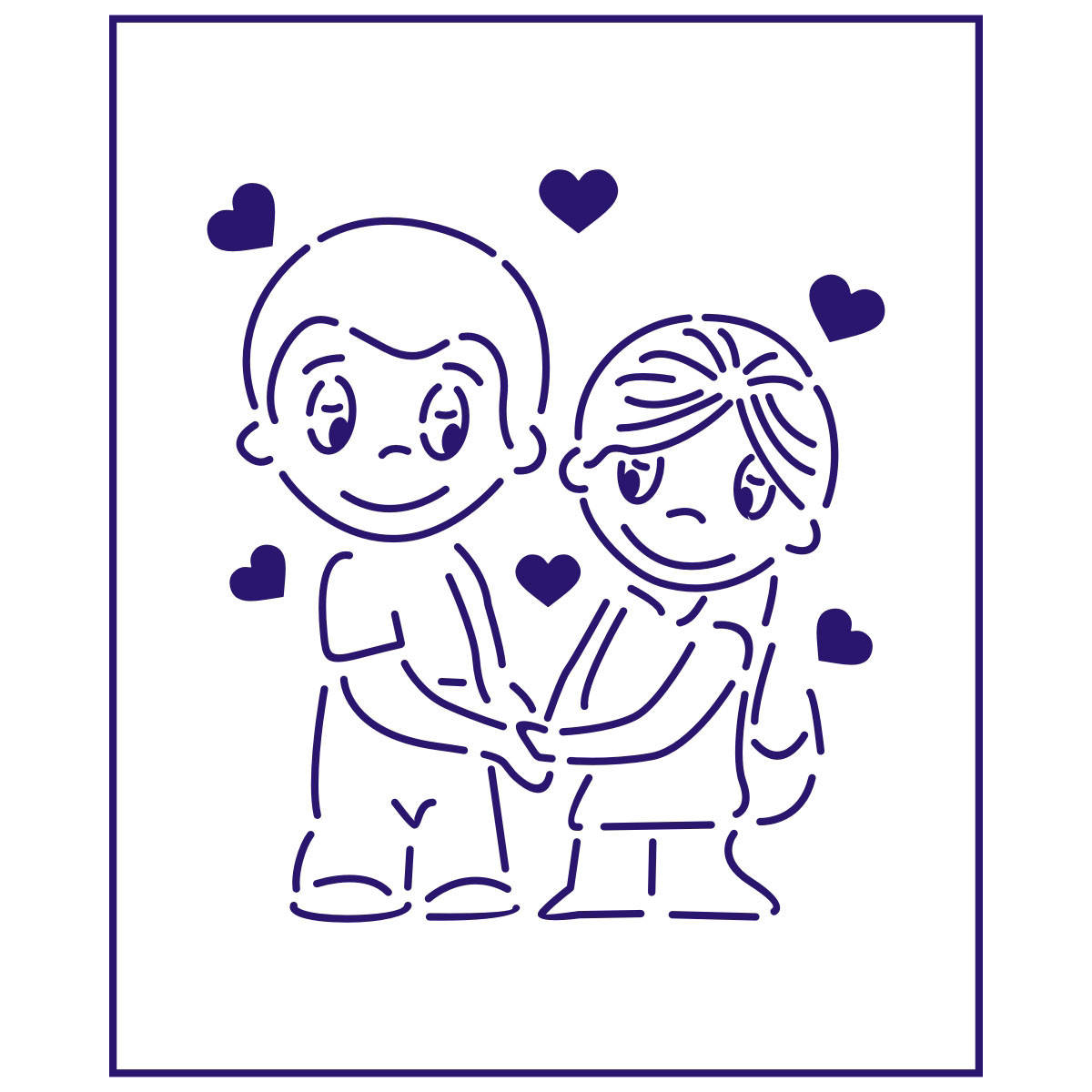 

Трафарет Love is-2 10*9 см (TR-1)