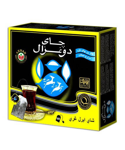 

Чай чёрный Akbar Do Ghazal tea Ceylon 100Х2 г Бергамот
