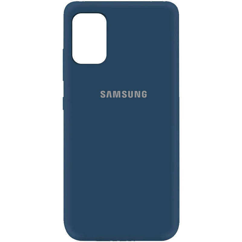 

Силиконовый чехол софт тач Silicone Cover для Samsung M31s / самсунг М31с СИНИЙ