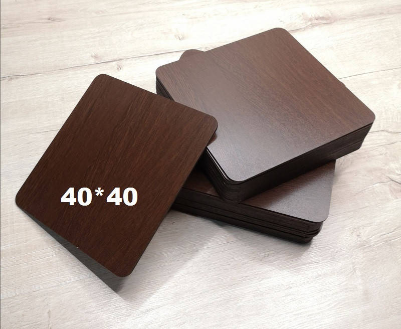 

Подложка под торт квадратная цвет Венге 40*40