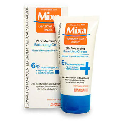 

Крем для лица Mixa Hydrating для нормальной и комбинированной кожи 50 мл (3600550932799)