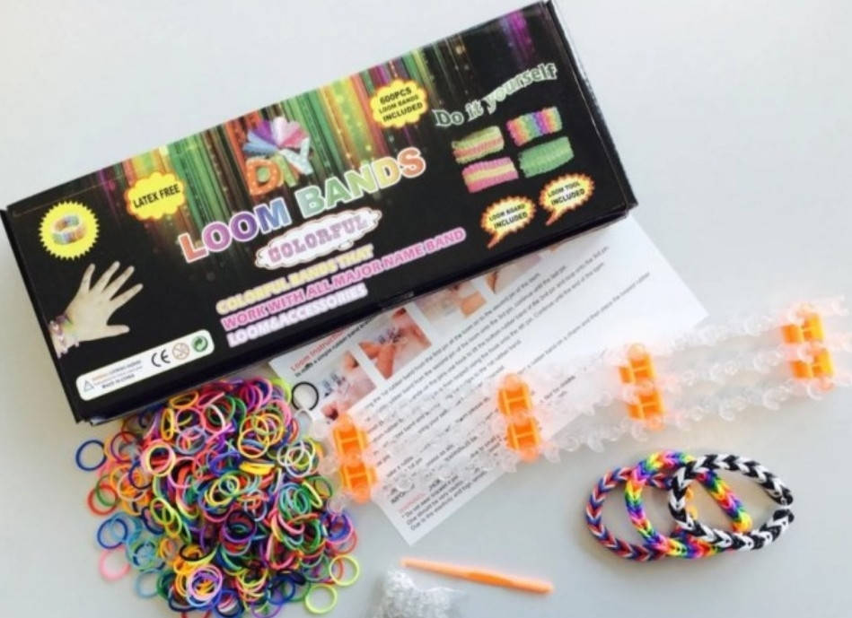 

Набор резинок для плетения браслетов RAINBOW LOOM
