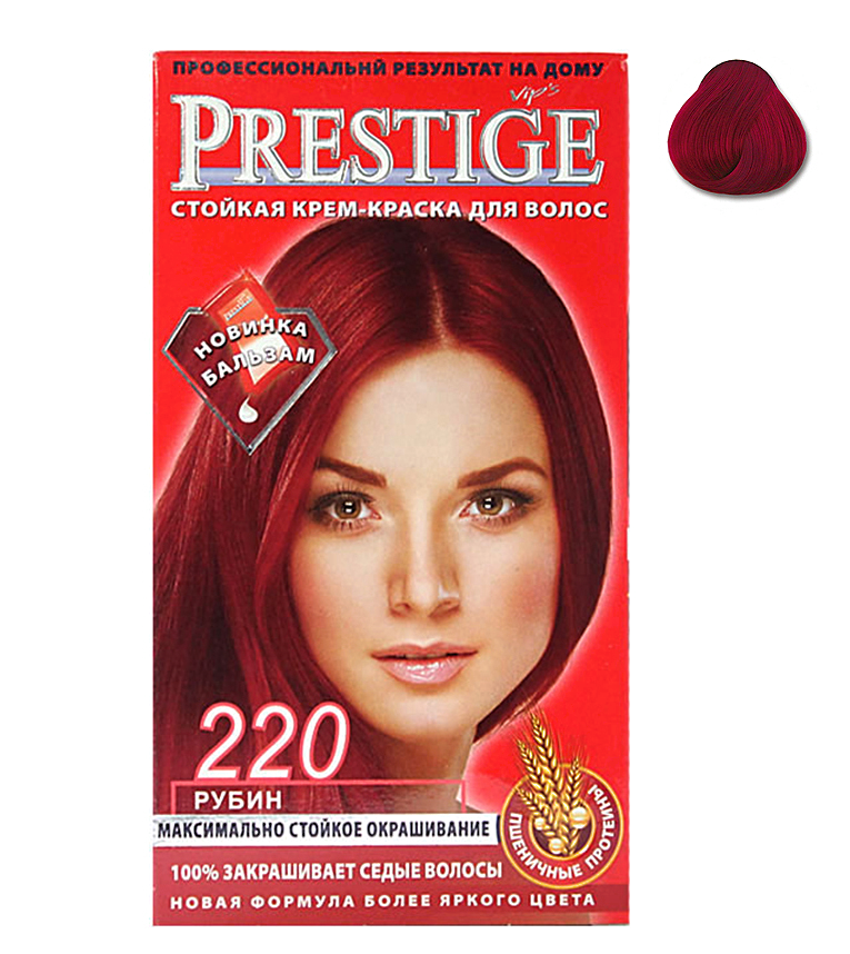 

Стойкая крем-краска для волос Vip's Prestige № 220