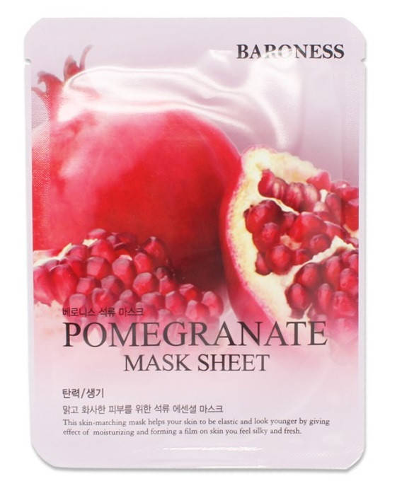 

Тканевая маска Baroness Airlaid Face Mask POMEGRANATE