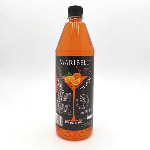 

Апельсин сироп Maribell 1300гр. 1000 мл. (9шт./ящ.)
