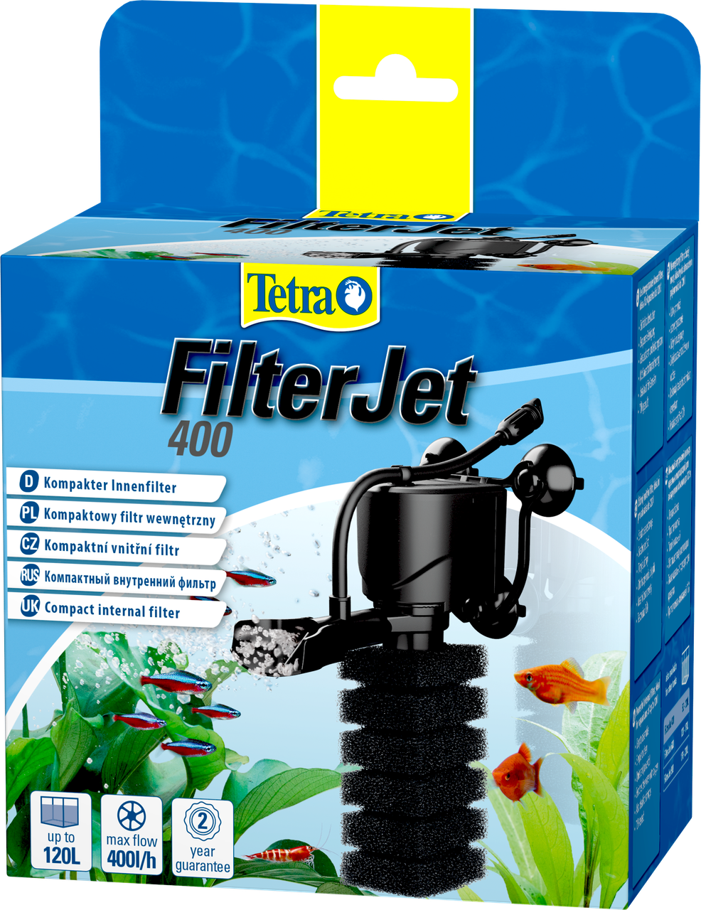 

Внутренний фильтр для аквариума Tetra FilterJet 400 до 120 л