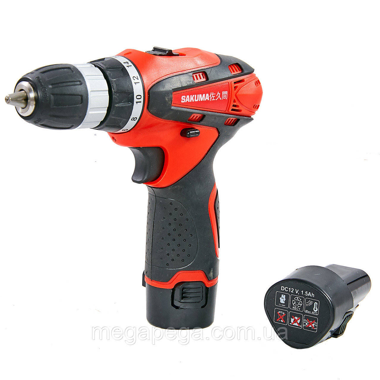 

Шуруповерт аккумуляторный SAKUMA SD1203+