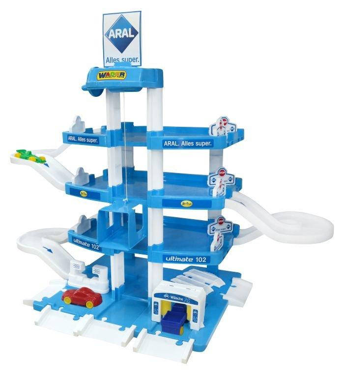 

Паркинг гараж для машинок Polesie "ARAL-2" 4-уровневый с автомобилями (46093), Голубой