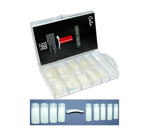 

Натуральные типсы Cosmo Square Natural №1-10 - 400 шт