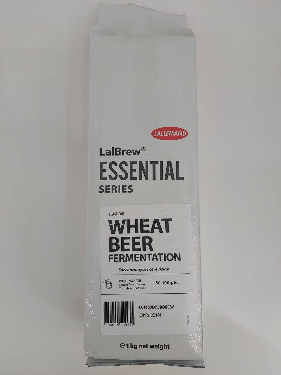 

Дріжджі пивні Lallemand Wheat beer strandart Пшеничне 10g/10-20 літрів