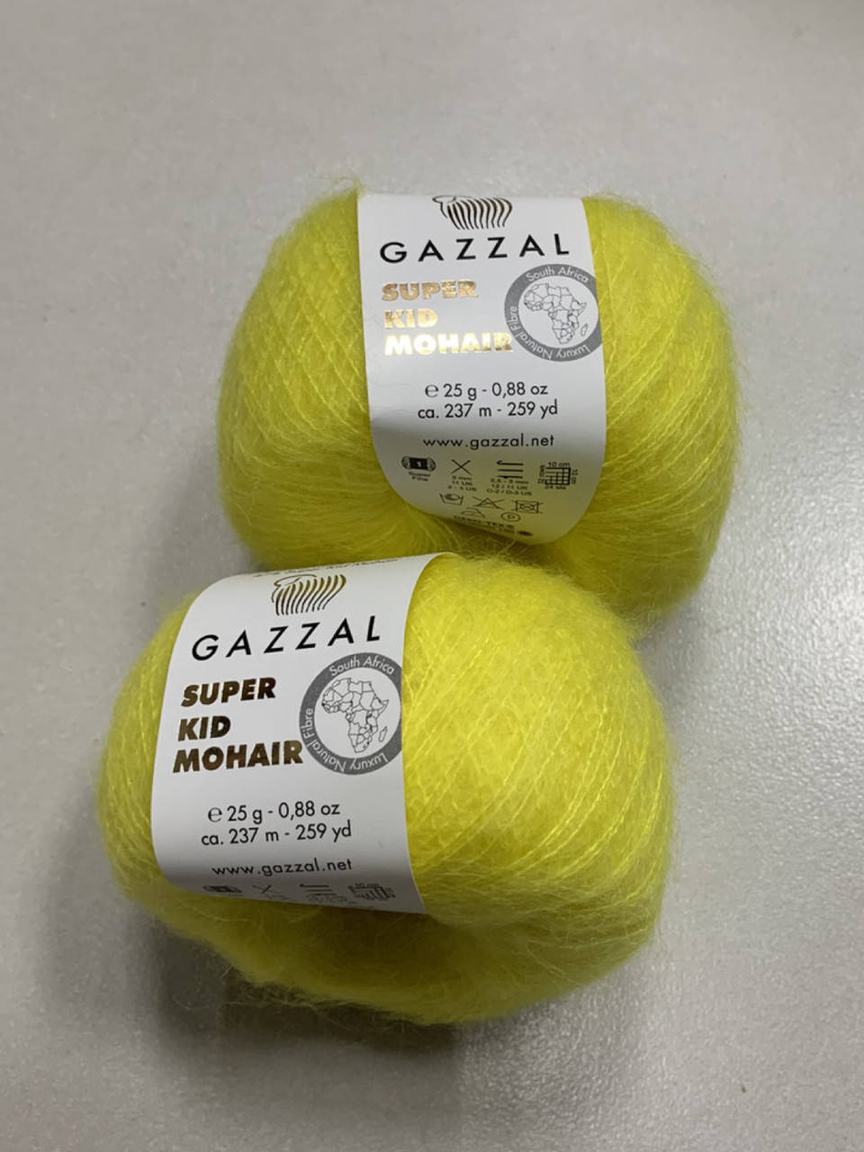 

Турецкая пряжа Gazzal Super kid mohair