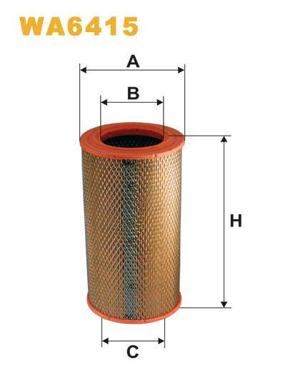 

Фильтр воздушный WIX FILTERS WA6415 (AR 233)