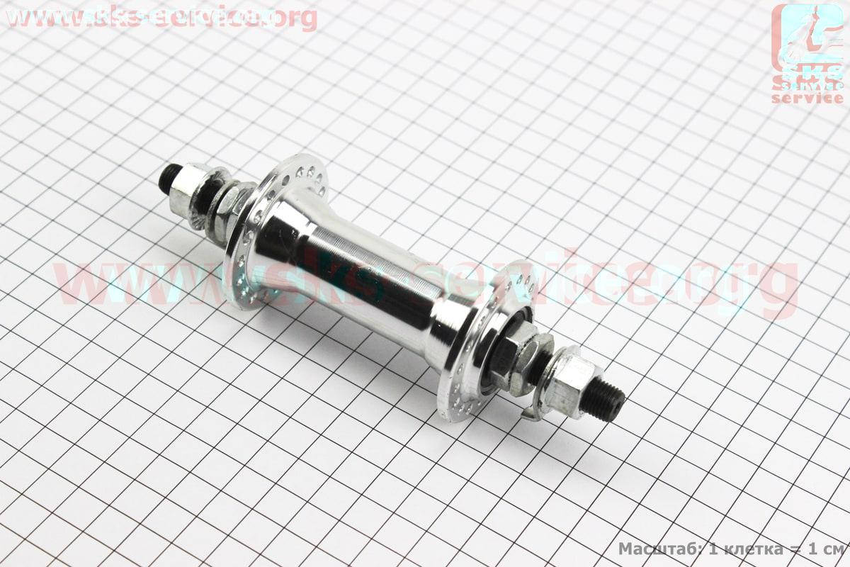 

Втулка передняя MTB алюминиевая 14Gx36H, пром-подшипники 6000 2RS, крепл. гайка