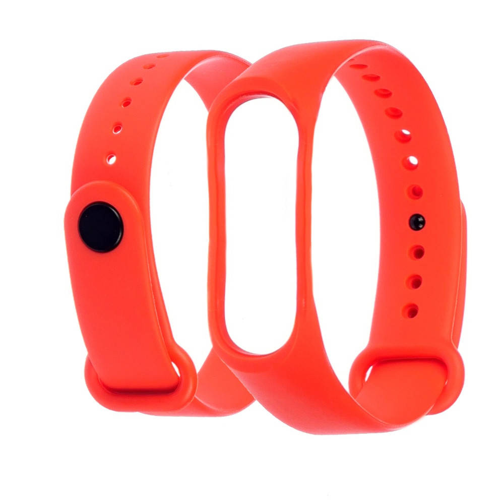 

Ремешок силиконовый для Xiaomi Mi Band 3/ 4 оранжевый