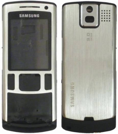 

Корпус полный Samsung U800 Silver, Серый