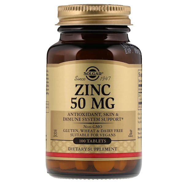 

Цинк (Zinc) 50 мг 100 таблеток