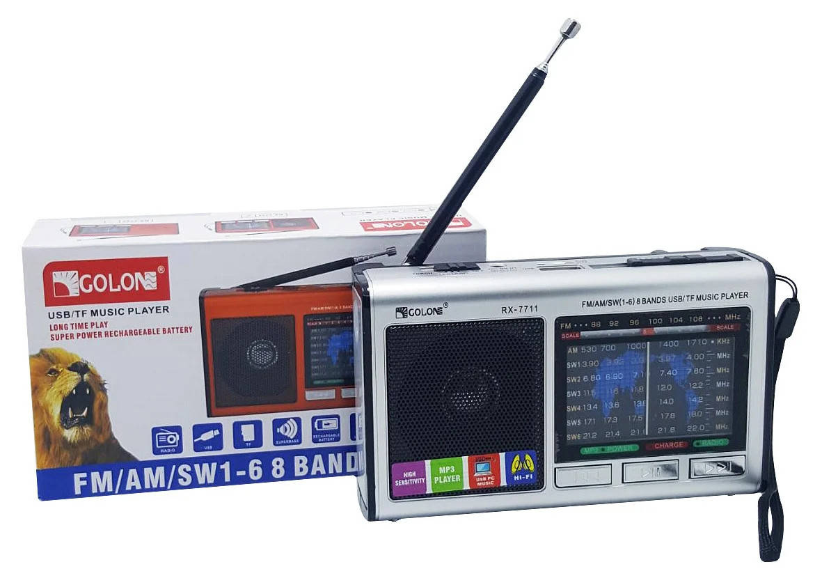

Радиоприемник портативный GOLON-RX7711