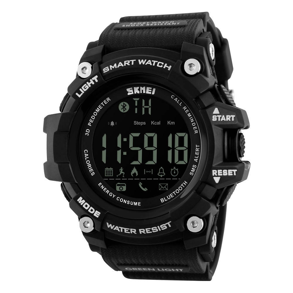 

Skmei 1227 мужские спортивные смарт часы черные