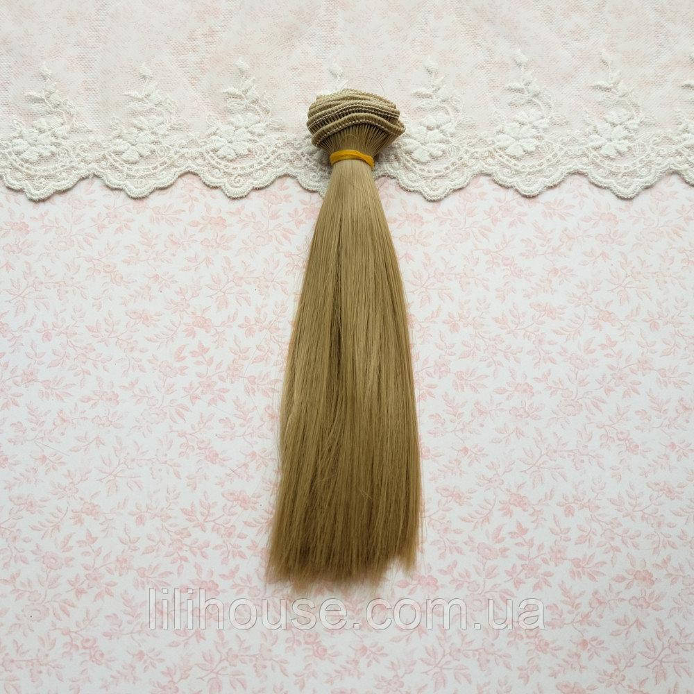 

Волосы для Кукол Трессы Прямые ХОЛОДНЫЙ РУСЫЙ 20 см