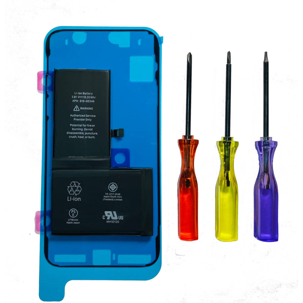 

Аккумулятор iPhone X (2716mAh) Original + набор инструментов для установки