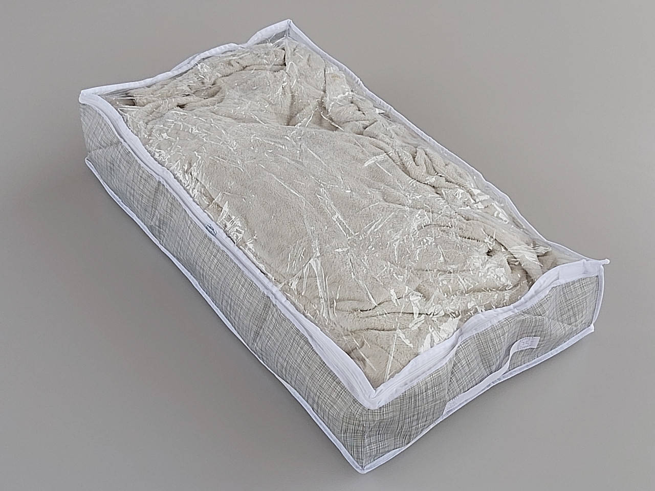 

Коробка органайзер для хранения SR 80 45 15 см серого цвета, Серый