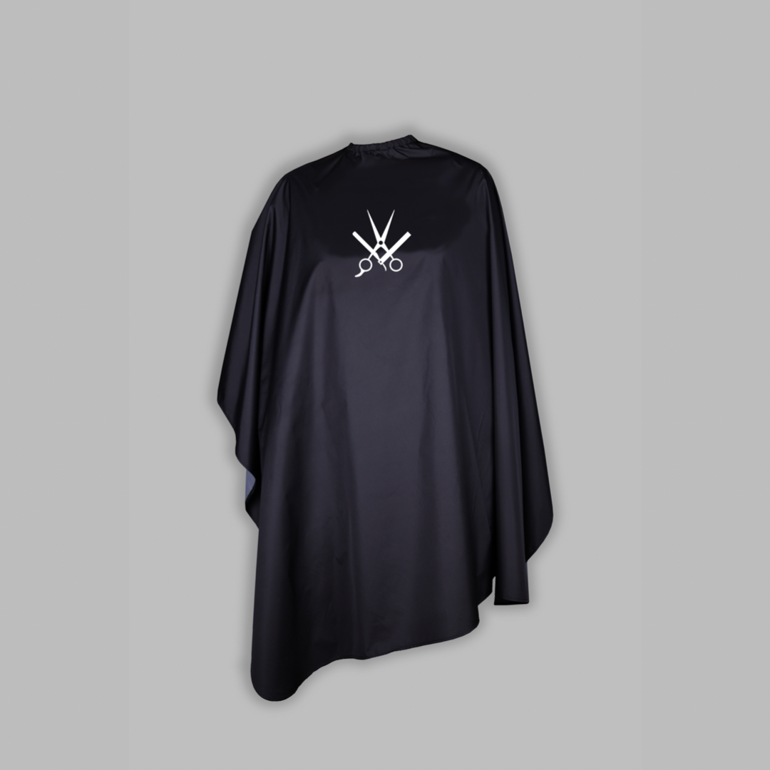 

Парикмахерская накидка с индивидуальным принтом, Черный