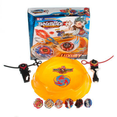 

Набор Beyblade Mega Set Арена Бейблейды 6 штук 2 пусковых устройства