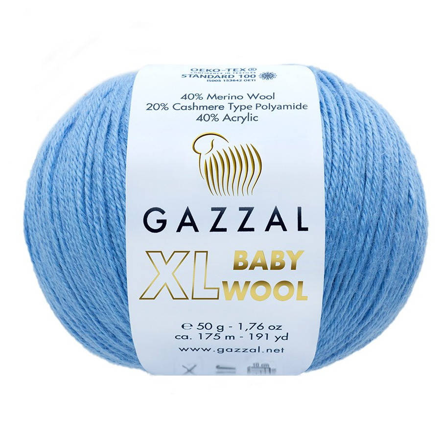 

813 Пряжа Gazzal Baby Wool XL