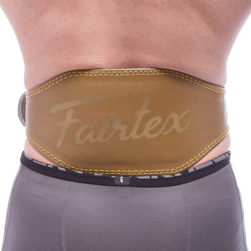 

Пояс атлетический кожаный Fairtex My Fit 161074 размер S Brown