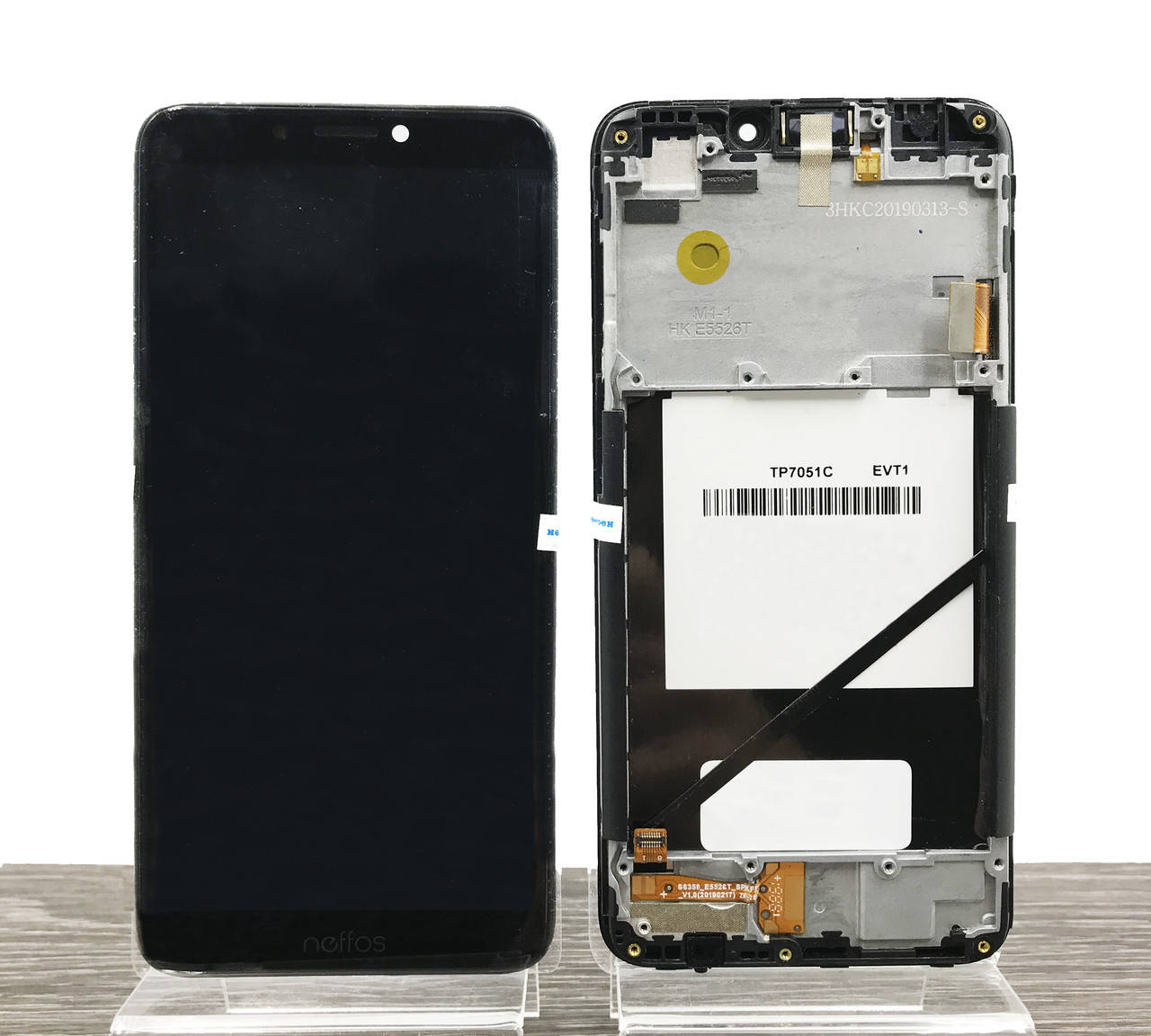 

Дисплей + сенсор с передней панелью для TP-Link Neffos C7S TP7051A Black, Черный