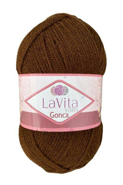 

LaVita Gonca (ЛаВита Гонка) № 7221 коричневый (Пряжа акрил, нитки для вязания)