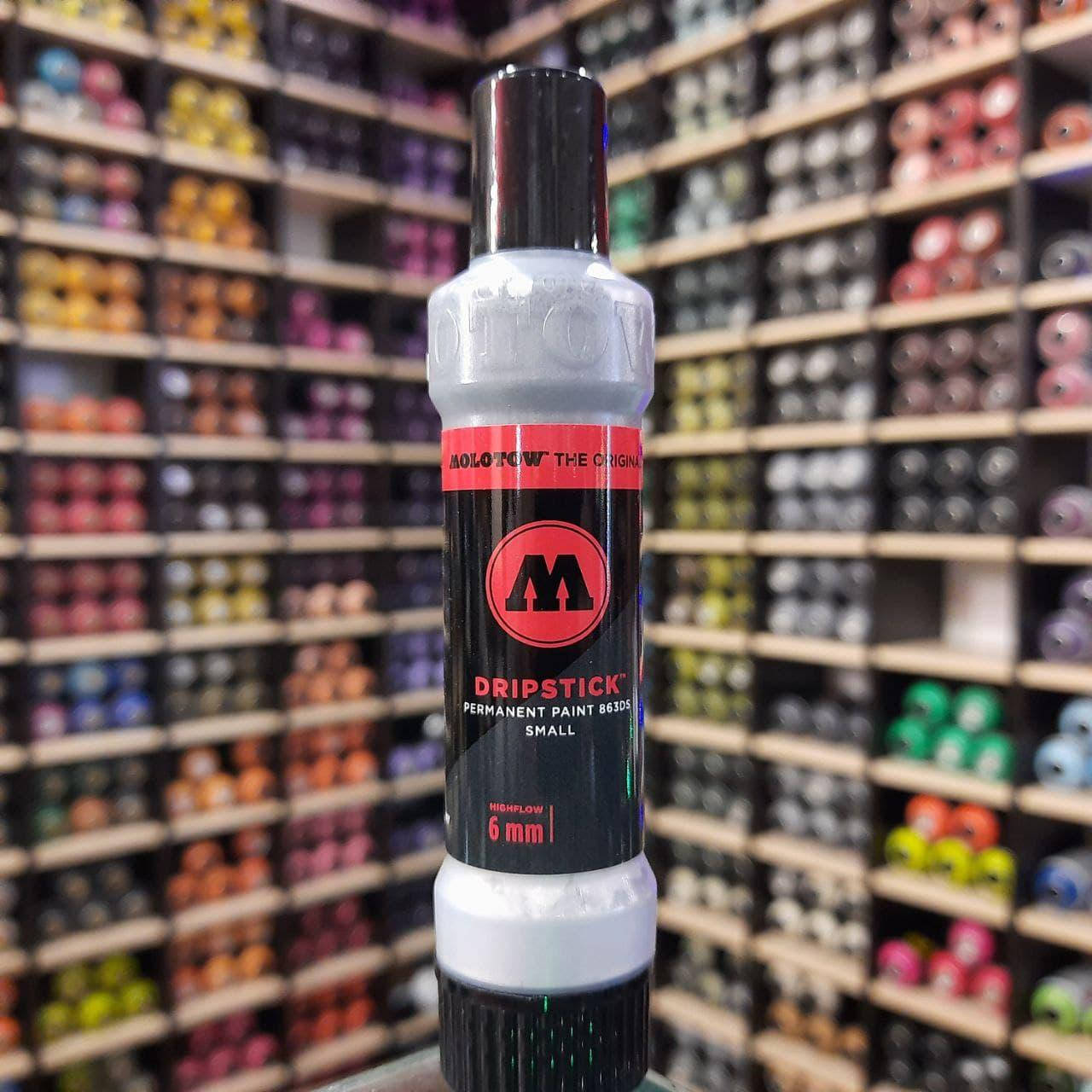 

Маркер-сквизер Molotow 863DS Silver Chrome (Хром) 6мм, Серый