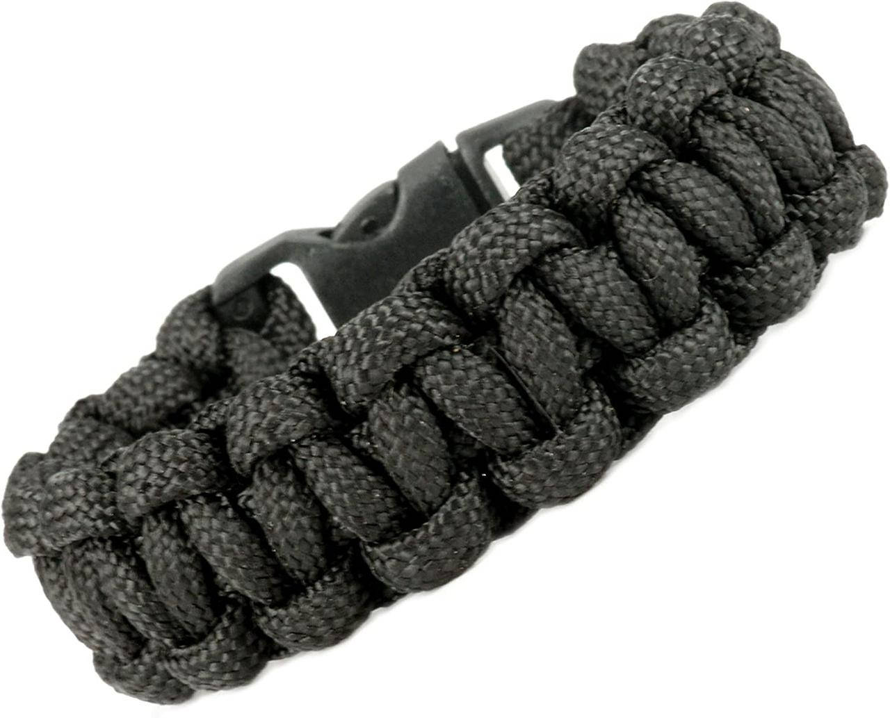 

Браслет из паракорда Кобра Black.