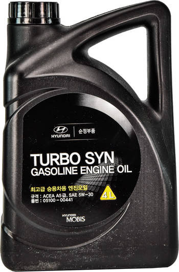 

Моторное масло Mobis Hyundai Kia Turbo Syn 5W-30 4л (0510000441) ORG 0510000441