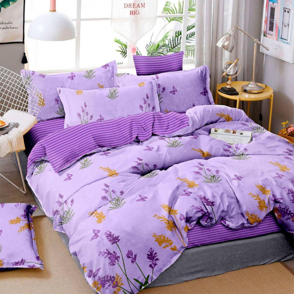 

Двуспальное постельное белье Gold "Лавандовые мечты"