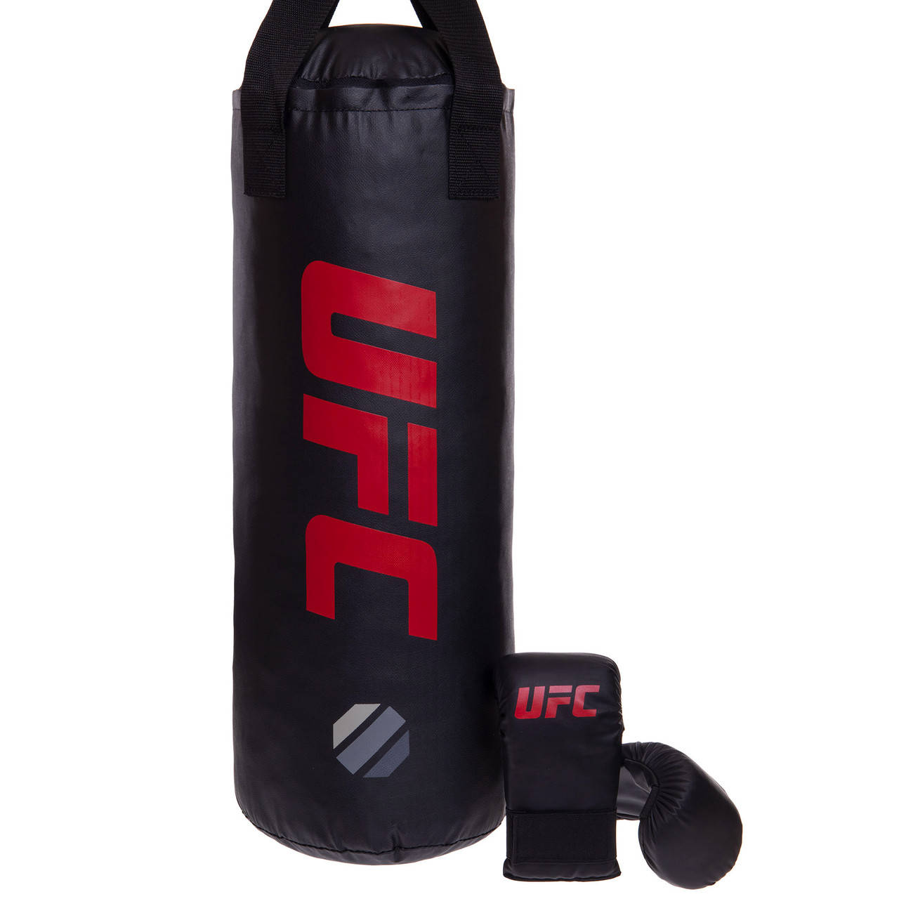 

Набор боксерский детский UFC MMA груша 60х23 см, перчатки 6 oz. (UHY-75155), Черный