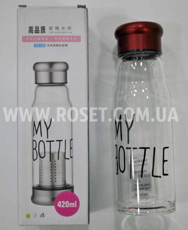

Стеклянная бутылка - My Bottle (Май Боттл) 420 мл