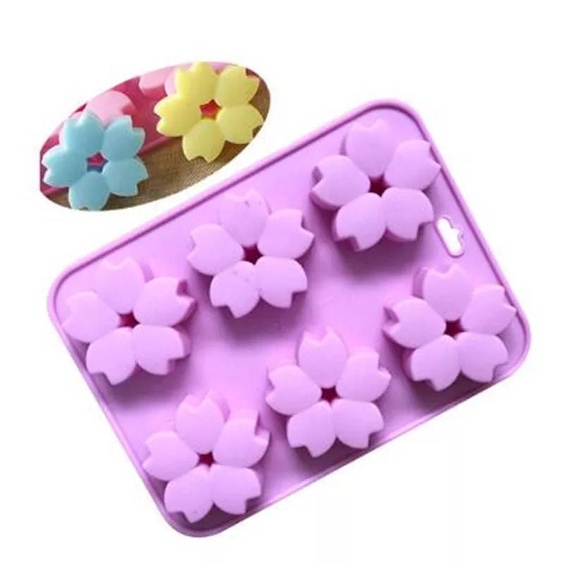 

Форма силиконовая для выпечки силиконовая Листья клена из 6 шт, Разные цвета