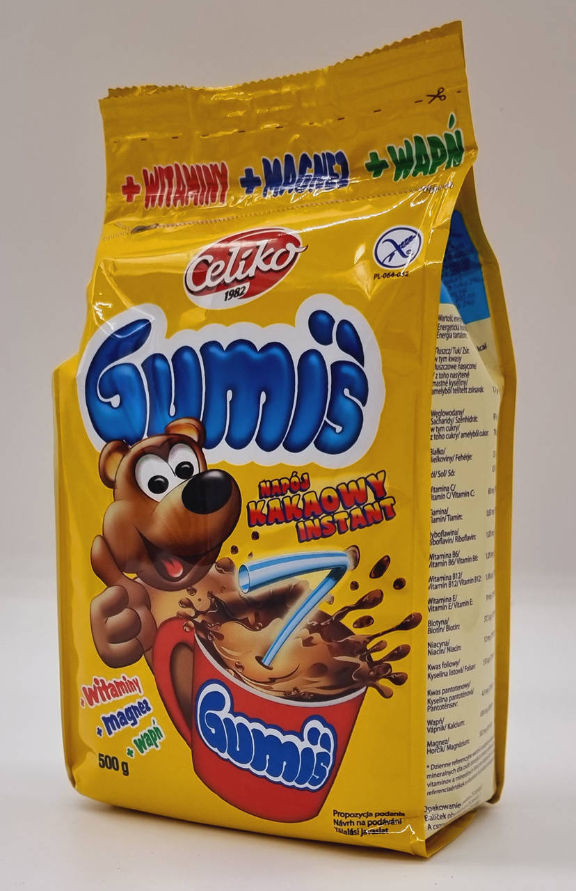 

Какао напиток "Celiko" Gumis, 500г Польша