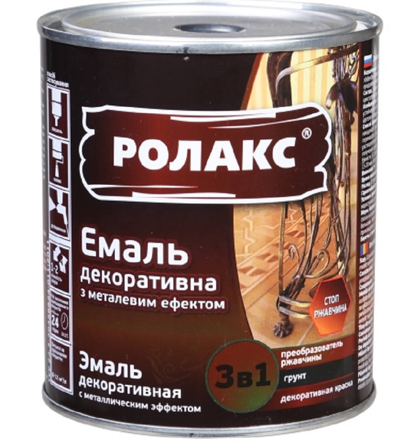 

Эмаль с металлической стружкой Miofe Ролакс 0,75 л
