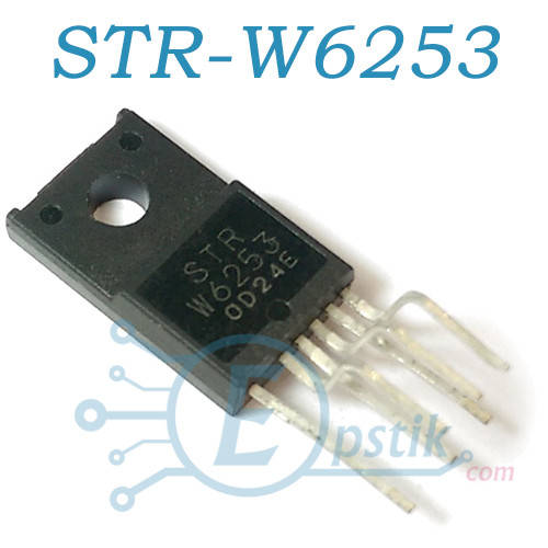 

STR-W6253, ШИМ-контроллер со встроенным ключом, 650В 67кГц, 90Вт, TO220F-6