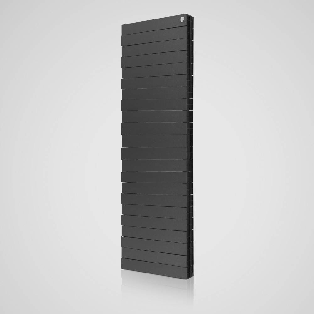 

Радиатор биметал PianoForte TOWER (Noir Sable) 18 секций Royal Thermo, Черный